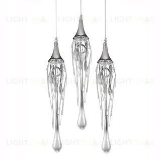 Подвесной светильник Delight Collection Goddess Tears P68009L-3/R chrome