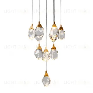Подвесной светильник Delight Collection Crystal rock MD-020B-11 gold