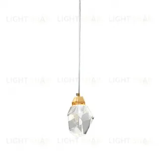 Подвесной светильник Delight Collection Crystal rock II 9701P/1 brass