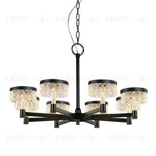 Подвесная люстра Delight Collection MD21020075 MD21020075-8A matt black