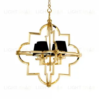 Подвесная люстра Delight Collection Mandeville KM0728P-4M gold/black