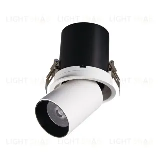 Встраиваемый спот Delight Collection DA3003RR white/black
