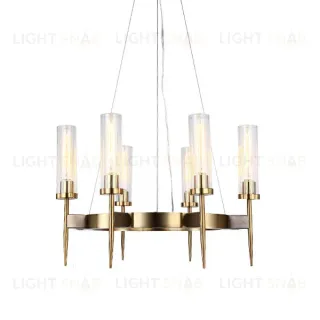 Подвесная люстра Delight Collection Alouette KM0936P-6 brass