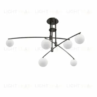 Люстра на штанге Delight Collection 8119P/6 black