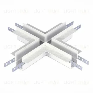 Коннектор X-образный для встраиваемого магнитного шинопровода ST Luce Skyline 48 ST007.500.12