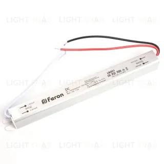 Трансформатор для светодиодной ленты Feron LB001 24Вт 12В IP20 48011
