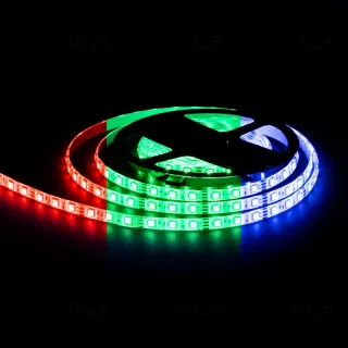 Светодиодная влагозащищенная лента OGM 12В 5050 14,4Вт/м RGB 5м IP65 LSE-276