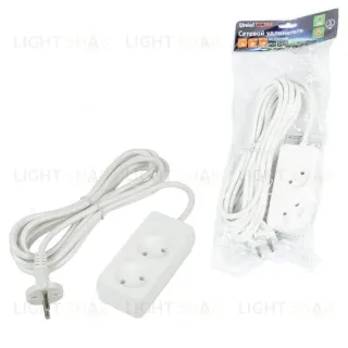 Удлинитель бытовой Uniel Ultra S-CU2-5 WHITE UL-00009978