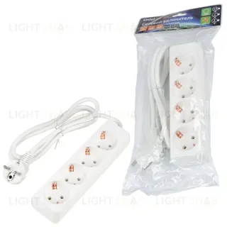 Удлинитель бытовой Uniel Ultra S-GCU4-1,5 WHITE UL-00010005