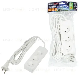 Удлинитель бытовой Uniel Ultra S-CU3-3 WHITE UL-00009982