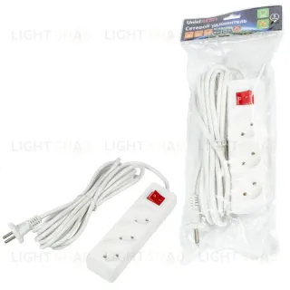 Удлинитель бытовой Uniel Ultra S-CU3-5B WHITE UL-00009996