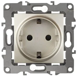 Розетка ЭРА 12 2P E Schuko 16A 250V 12-2101-04 Б0014678