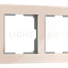 Рамка на 4 поста Werkel Acrylic айвори 4690389190551 W0042743 a062134