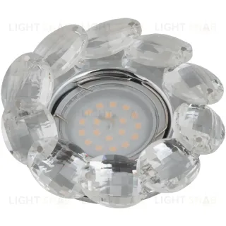 Встраиваемый светильник Fametto Peonia DLS-P114 GU5.3 CHROME/CLEAR 10547