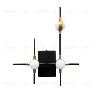 Настенный светильник DeLight Collection Molecular MB18001067-3A black/gold