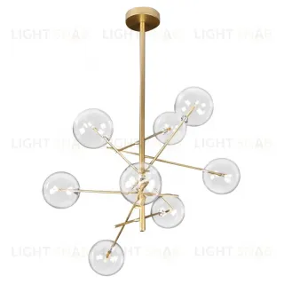 Люстра на штанге DeLight Collection Globe Mobile 9307P-8A gold