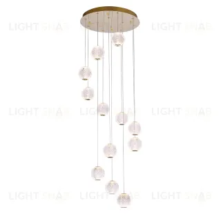 Подвесная люстра DeLight Collection Elliot Diamante MD20001012-12A gold
