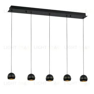 Подвесная люстра DeLight Collection MD21001034-5B black/gold