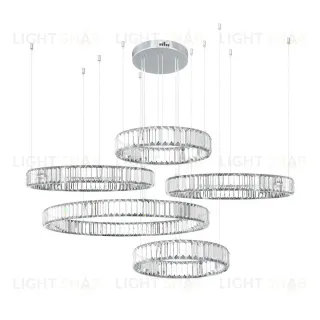 Подвесная люстра Loft IT Crystal ring 10135/5 Chrome