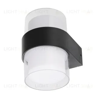 Уличный настенный светильник Uniel ULU-P22B-2x5W/4000K IP65 BLACK UL-00010516
