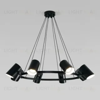 Подвесная люстра Eurosvet Splay 70147/8 черный Smart a062034