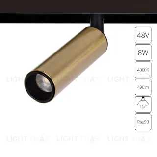 Трековый магнитный светильник Arte Lamp Linea A4660PL-1AB