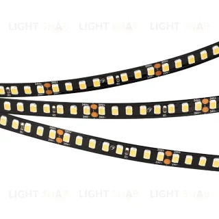 Светодиодная лента Arlight RT-A160-BLACK-8mm 24V Warm3000 (12 W/m, IP20, 2835, 5m) (Arlight, высок.эфф.150 лм/Вт) 029426(2)
