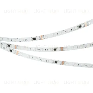 Светодиодная лента Arlight SPI-B60-10mm 24V RGB-PX6-BPT (12 W/m, IP20, 5060, 5m) 039180