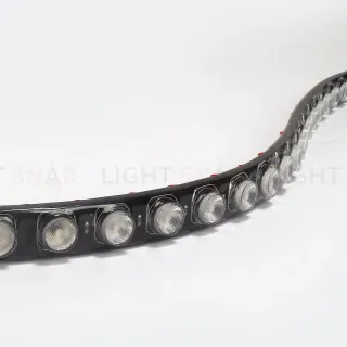 Светодиодная герметичная лента Arlight FLT-PS-A42-BLACK-23mm 24V Warm3000 (21 W/m, IP67, 30deg, 5m) 040920