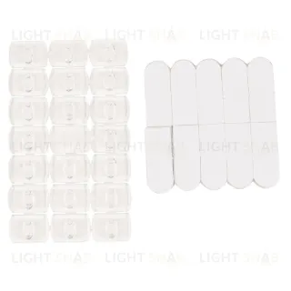 Крючки для монтажа гирлянд Uniel UCC-Y11 CLEAR 020 POLYBAG UL-00009937