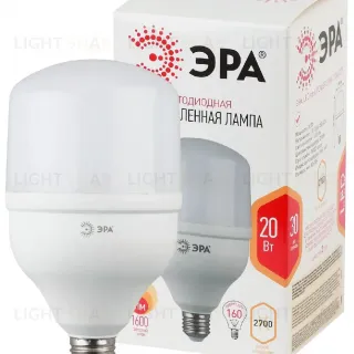 Лампа светодиодная Эра E27 20W 2700K LED POWER T80-20W-2700-E27 Б0027000