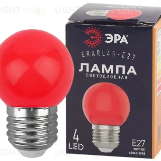 Лампа светодиодная Эра E27 1W 3000K ERARL45-E27 Б0049575