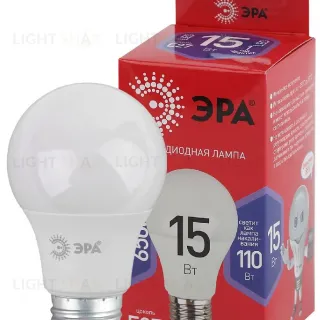 Лампа светодиодная Эра E27 15W 6500K LED A60-15W-865-E27 R Б0046357