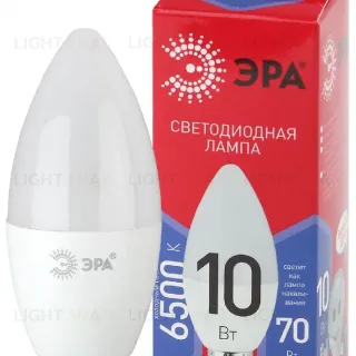 Лампа светодиодная Эра E14 10W 6500K LED B35-10W-865-E14 R Б0045337