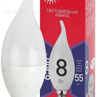 Лампа светодиодная Эра E14 8W 6500K LED BXS-8W-865-E14 R Б0045345