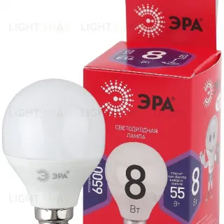 Лампа светодиодная Эра E14 8W 6500K LED P45-8W-865-E14 R Б0045358