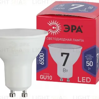 Лампа светодиодная Эра GU10 7W 6500K LED MR16-7W-865-GU10 R Б0045350