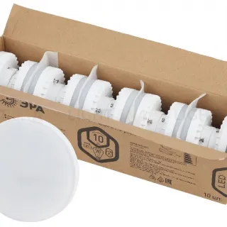 Лампа светодиодная Эра GX53 10W 6500K LED GX-10W-865-GX53 R (10-PACK) Б0045327