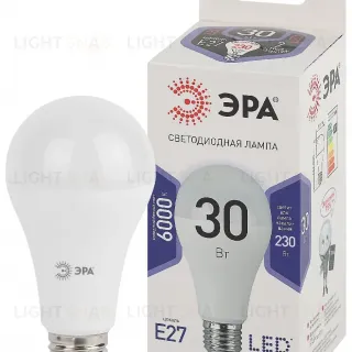 Лампа светодиодная Эра E27 30W 6000K LED A65-30W-860-E27 Б0048017