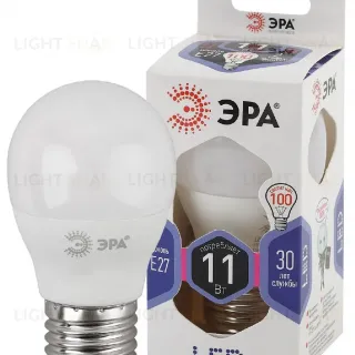 Лампа светодиодная Эра E27 11W 6000K LED P45-11W-860-E27 Б0032991