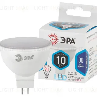 Лампа светодиодная Эра GU5.3 10W 4000K LED MR16-10W-840-GU5.3 Б0032996