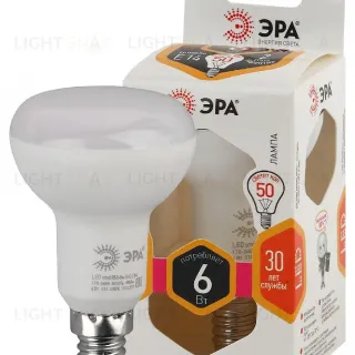 Лампа светодиодная Эра E14 6W 2700K LED R50-6W-827-E14 Б0028489