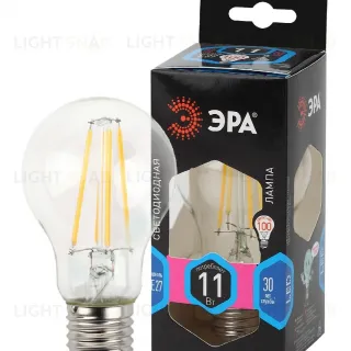 Лампа светодиодная Эра E27 11W 4000K F-LED A60-11W-840-E27 Б0035026