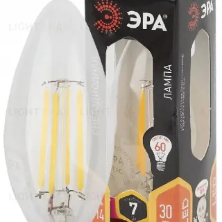 Лампа светодиодная Эра E14 7W 2700K F-LED B35-7W-827-E14 Б0027942