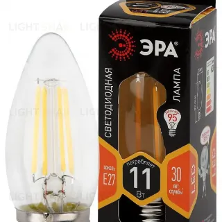 Лампа светодиодная Эра E27 11W 2700K F-LED B35-11w-827-E27 Б0046986