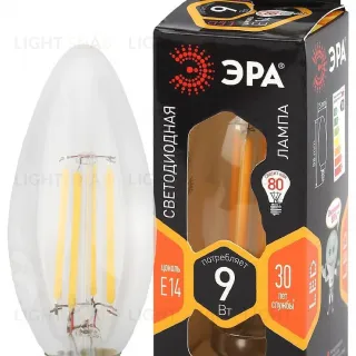 Лампа светодиодная Эра E14 9W 2700K F-LED B35-9w-827-E14 Б0046991