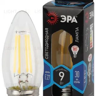 Лампа светодиодная Эра E27 9W 4000K F-LED B35-9w-840-E27 Б0046997