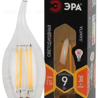 Лампа светодиодная Эра E14 9W 2700K F-LED BXS-9W-827-E14 Б0047003