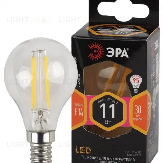 Лампа светодиодная Эра E14 11W 2700K F-LED P45-11w-827-E14 Б0047012