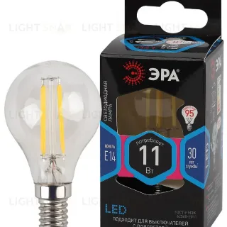 Лампа светодиодная Эра E14 11W 4000K F-LED P45-11w-840-E14 Б0047014